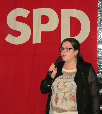 Jaqueline Rauschkolb, unsere Landtagsabgeordnete und Wahlkreiskandidatin bei der Landtagswahl am 13.03.2016