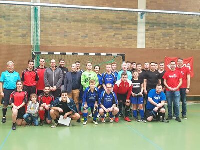 Siegermannschaften des 9. Hallenfußballturniers