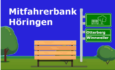Mitfahrerbank kommt