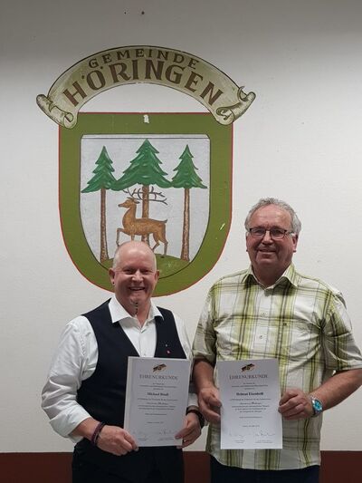 Michael Bindl und Helmut Eisenbeiß